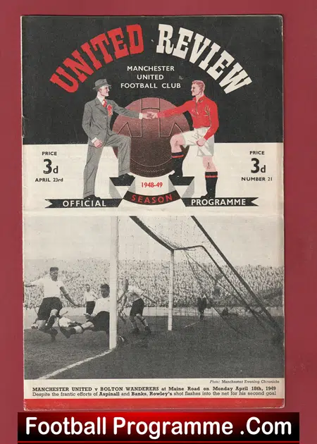 Manchester United v Preston 1949 – Man Utd 1940’s