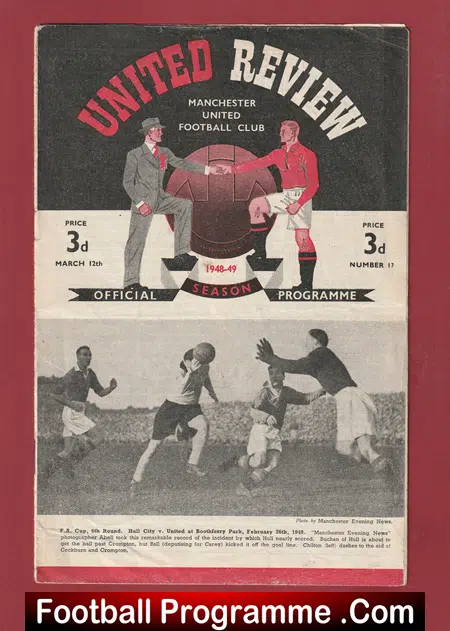 Manchester United v Stoke City 1949 – Man Utd 1940’s
