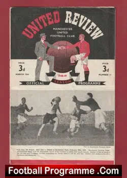 Manchester United v Stoke City 1949 – Man Utd 1940’s
