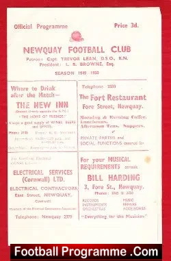 Newquay v Mullion 1949
