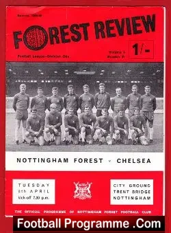 Nottingham Forest v Chelsea 1969