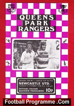 Queens Park Rangers v Newcastle United 1974