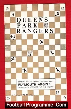 Queens Park Rangers v Plymouth Argyle 1967