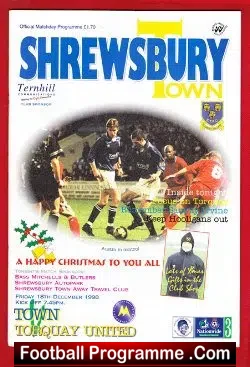 Shrewsbury Town v Torquay United 1998