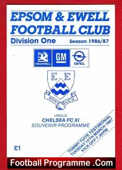 Tommy Tuite Testimonial Benefit 1987 Epsom Ewell – George Best