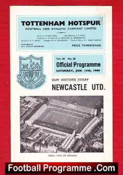 Tottenham Hotspur v Newcastle United 1966