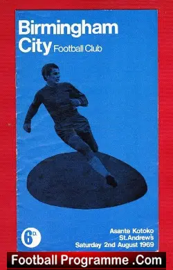 Birmingham City v Asante Kotoko 1969 - Kumasi