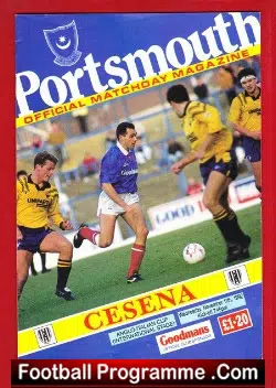 Portsmouth v Cesena 1992 – Anglo Italian Cup