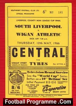 South Liverpool v Wigan Athletic 1966 - Non League County Final