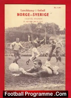 Norway v Sweden 1964