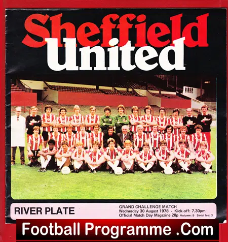 Sheffield United v River Plate 1978 – Brazilian Football Team