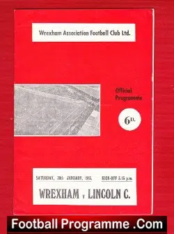 Wrexham v Lincoln City 1965