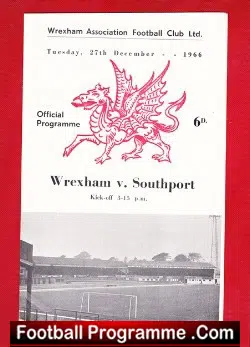 Wrexham v Southport 1966