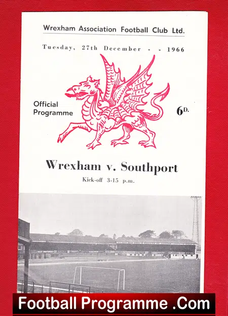 Wrexham v Southport 1966