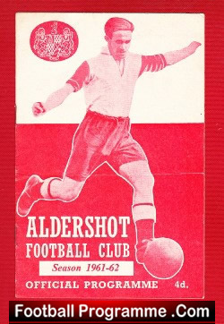 Aldershot v Crewe Alexandra 1962