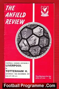 Liverpool v Tottenham 1971