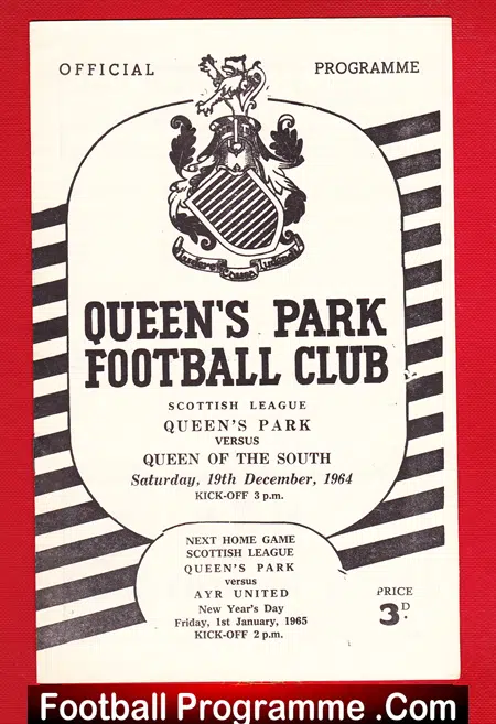 Queens Park v Queen Of The South 1964