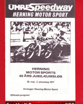 Denmark Speedway Programme 1977