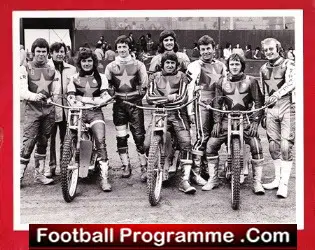 Wimdledon Dons Speedway Team Photograph Picture 1975