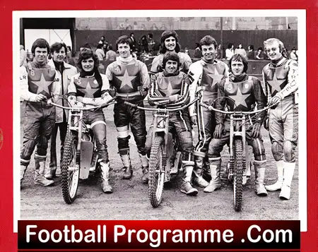 Wimdledon Dons Speedway Team Photograph Picture 1975