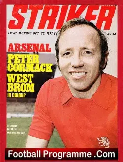 Middlesbrough Nobby Stiles Signed Autographed Picture 1971