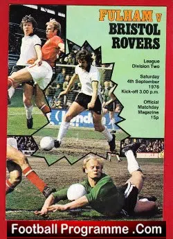Fulham v Bristol Rovers 1976 – Debut George Best