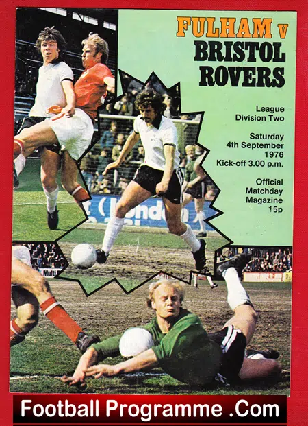 Fulham v Bristol Rovers 1976 – Debut George Best