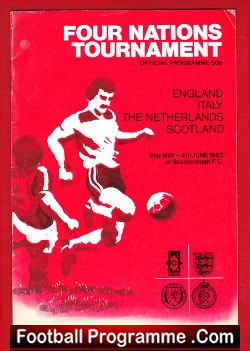 England v Italy v Holland v Scotland 1983 – Tournament Aldridge
