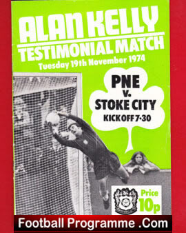 Alan Kelly Testimonial Benefit Match Preston North End 1974