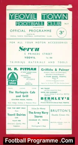 Yeovil Town v Weymouth 1960