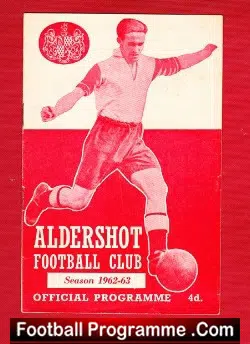 Aldershot v Newport County 1963