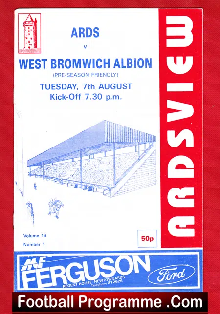 Ards v WBA 1981 - Pre Season Friendly Ireland