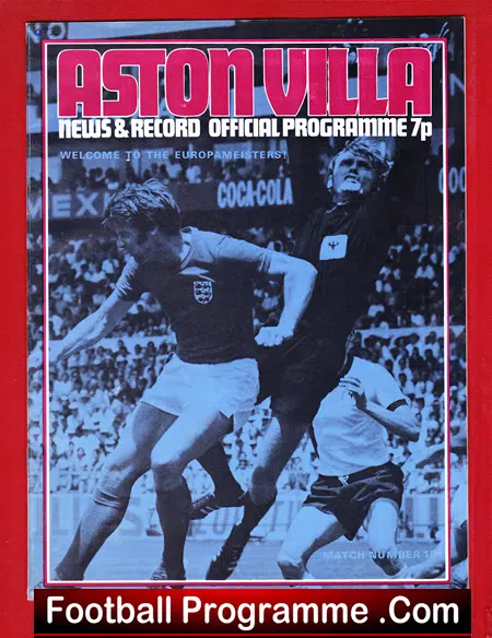 Aston Villa v Bayern Munich 1973 – Friendly Match