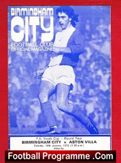 Aston Villa v Birmingham City 1972 – FA Youth Cup