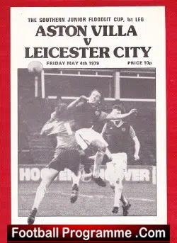 Aston Villa v Leicester City 1979 – Youth Junior Cup