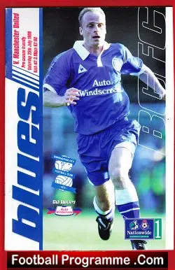 Birmingham City v Manchester United 1998 - Treble Season Away - football programme