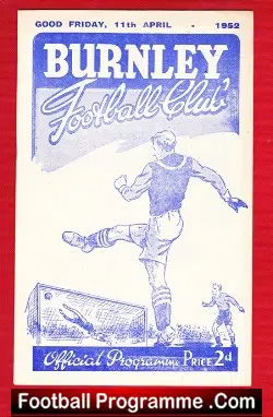 Burnley v Manchester United 1952