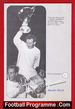 Danny Blanchflower Testimonial Benefit Tottenham Hotspur 1990