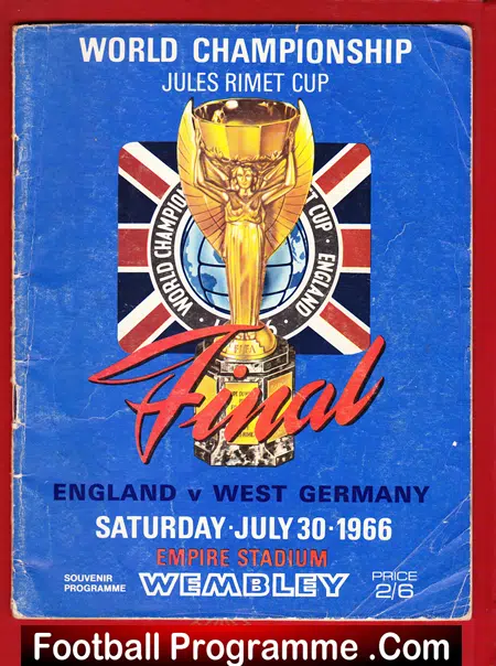 England v Germany 1966 – World Cup Final Original Programme