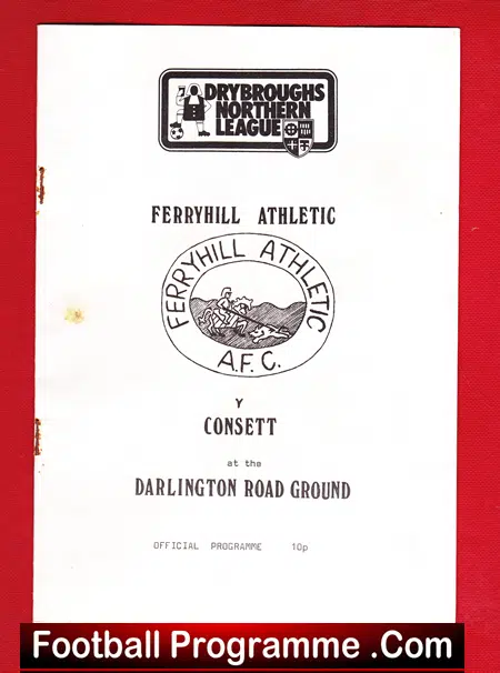 Ferryhill Athletic v Consett 1985