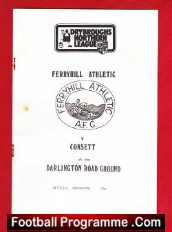 Ferryhill Athletic v Consett 1985