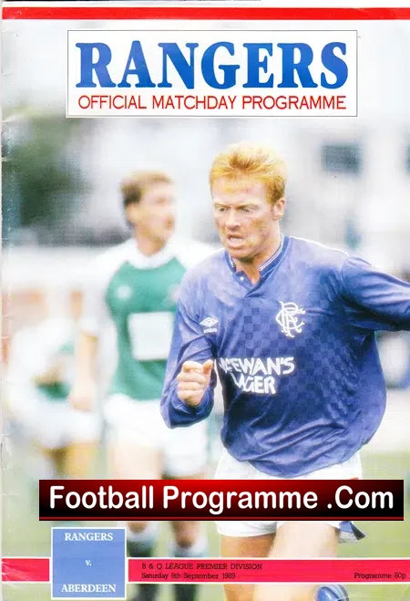 Glasgow Rangers v Aberdeen 1989