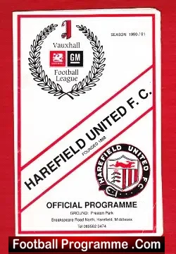 Harfield United v Feltham 1991