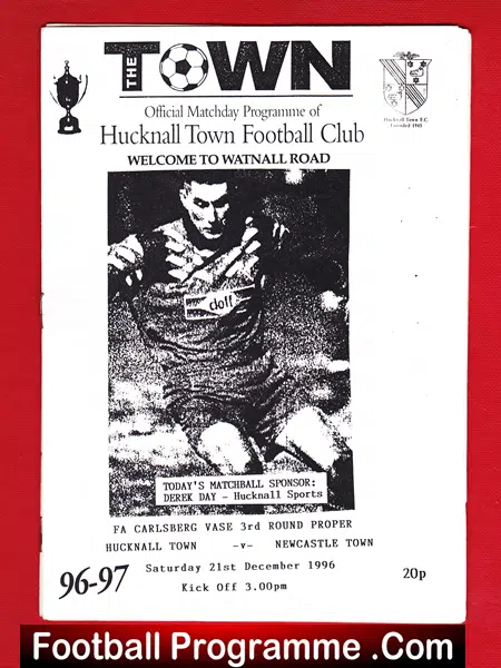 Hucknall Town v Newcastle Town 1996 – FA Vase