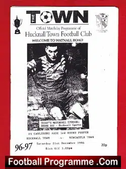 Hucknall Town v Newcastle Town 1996 – FA Vase