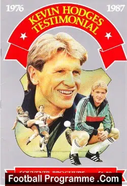 Kevin Hodges Testimonial Benefit Game Plymouth Argyle 1987