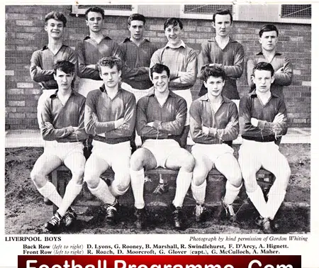 Liverpool Boys v Stoke Boys 1962 - Schoolboys Cup Final Anfield