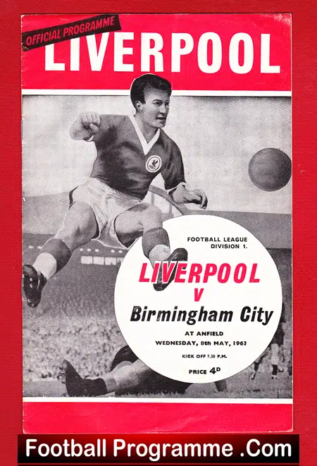 Liverpool v Birmingham City 1963