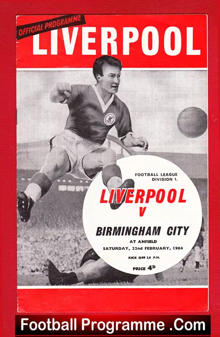 Liverpool v Birmingham City 1964