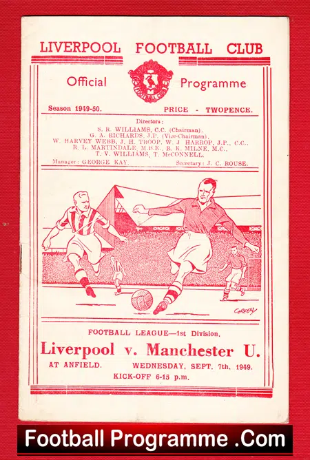 Liverpool v Manchester United 1949